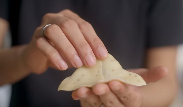 Thành phẩm bánh sau khi đã gói xong